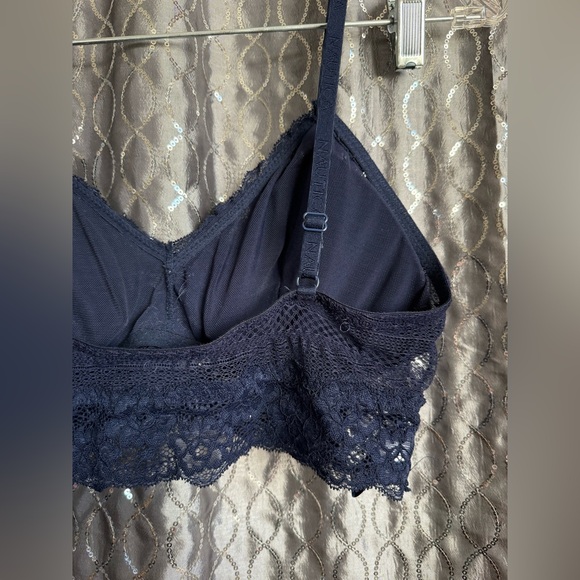 Women’s Nautica Navy Lace Bralette Size L - Picture 7 of 7